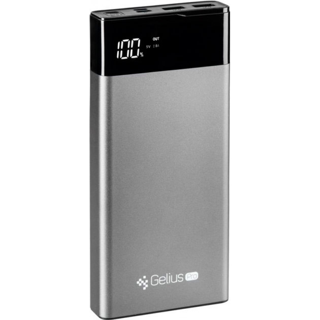 Powerbank GELIUS Pro Edge (V2PD) 20000mAh 2.1A Grey (GP-PB20-007)