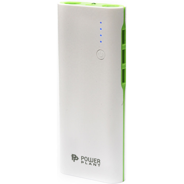 Powerbank POWERPLANT PB-LA9240 13000mAh White/Green (PPLA9240) Торговая марка POWERPLANT