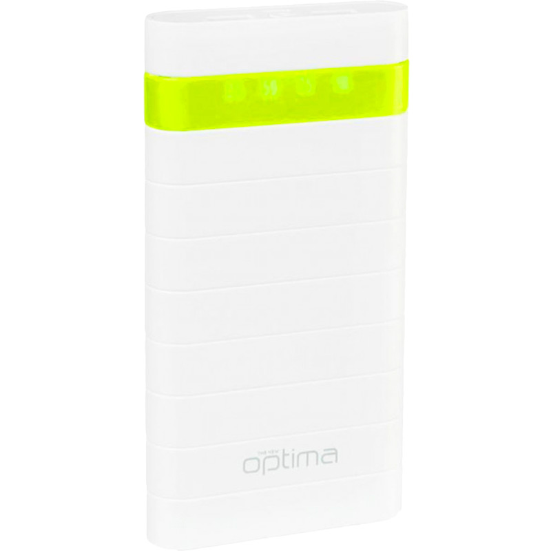 Powerbank OPTIMA Promo Series OPB-20 20000mAh White/Green (OPT-OPB-20WTGRN)