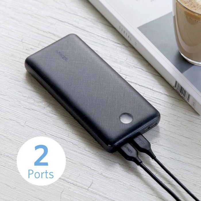 Powerbank ANKER PowerCore Essential 20000 mAh (A1268H11) Тип акумулятора Li-Ion