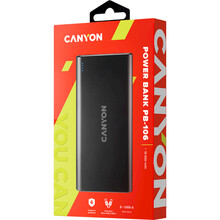 Powerbank CANYON PB-106 10000mAh Black (CNE-CPB1006B)