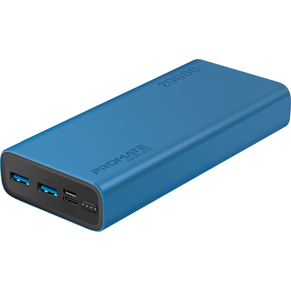 Powerbank PROMATE Bolt-20 20000mAh Blue (bolt-20.blue)