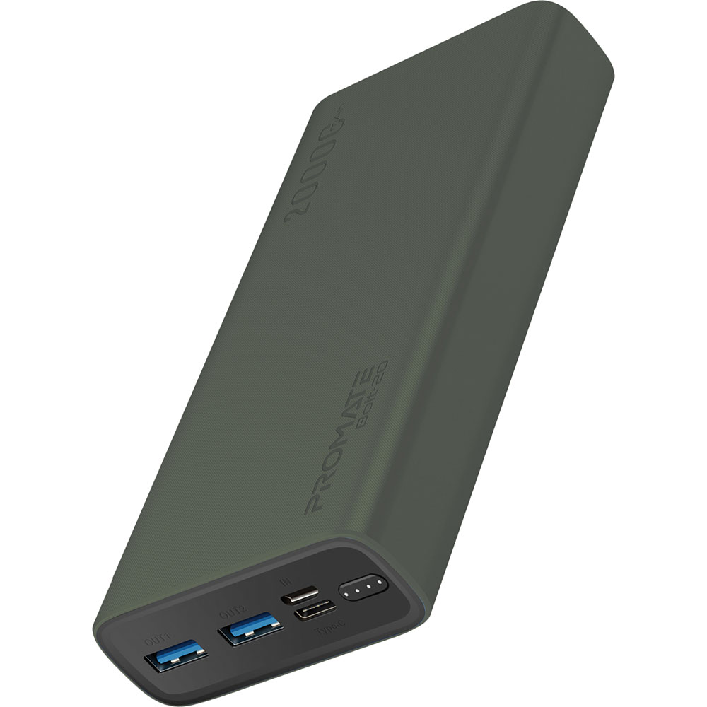 

Powerbank PROMATE Bolt-20 20000mAh Midnight Green (bolt-20.midnightgreen), Bolt-20 20000mAh Midnight Green