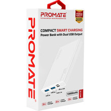 Powerbank PROMATE Bolt-10 10000mAh White (bolt-10.white)