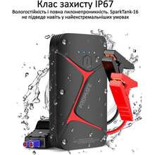 Powerbank PROMATE SparkTank-16 16000 mAh Jump Starter Black (sparktank-16.black)