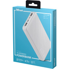 Powerbank TRUST PRIMO Compact 15000 mAh White (23900)