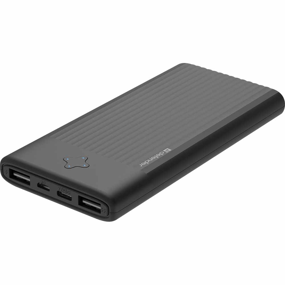 

Powerbank DEFENDER ExtraLife 10000D 2 USB 10000 mAh 2.1 A (83662), (83662)ExtraLife 10000D 2USB,10000mAh, 2.1A