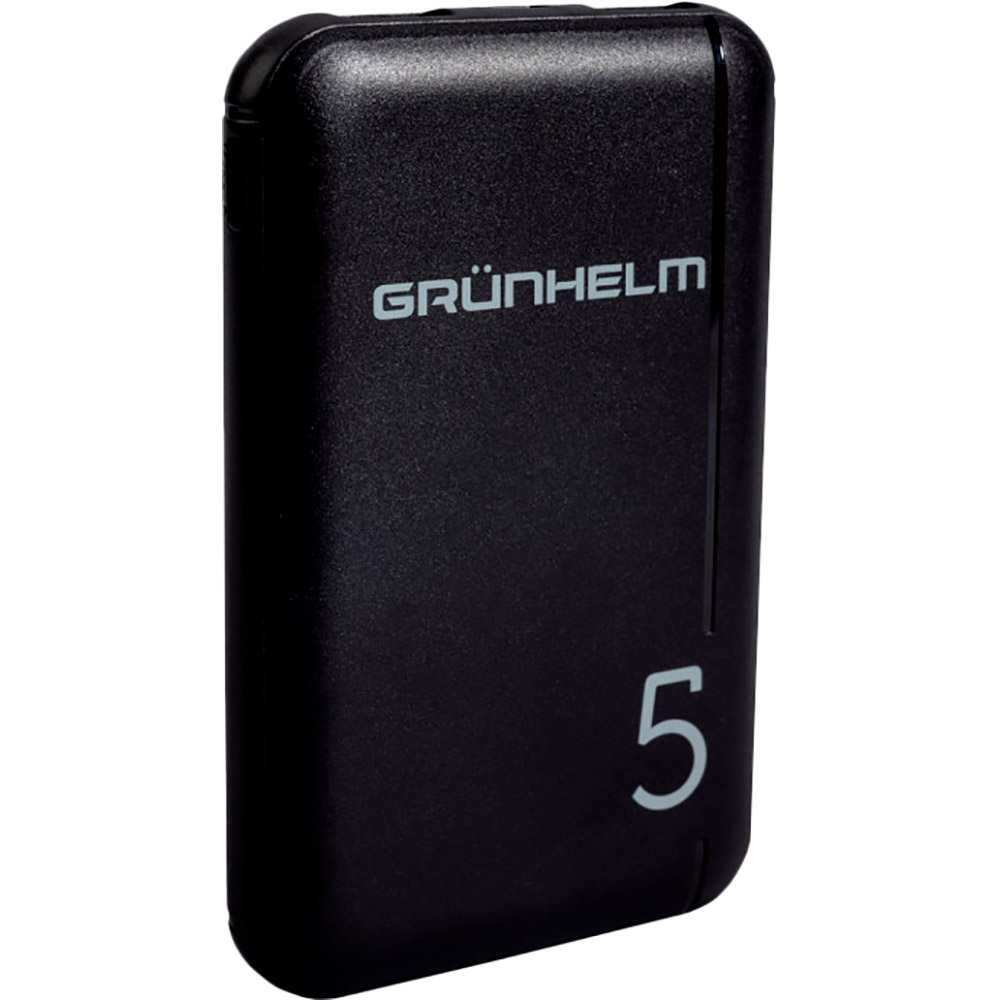 

Powerbank GRUNHELM 5000 mAh Black (GP-31AB), GP-31AB 5.000 mAh, ЧОРНИЙ