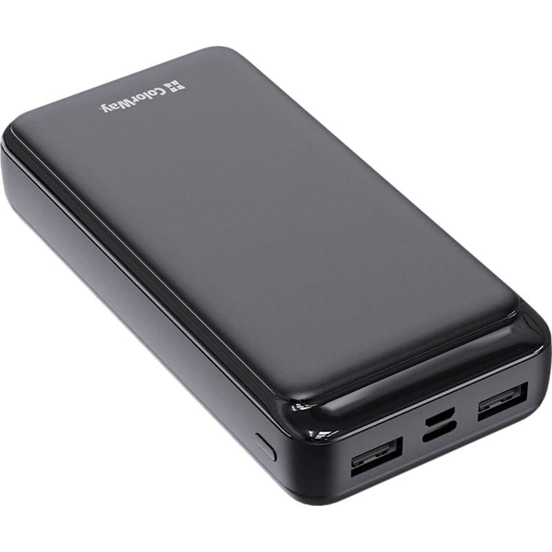 Powerbank COLORWAY 20000 mAh Slim Black (CW-PB200LPD2BK) Комплектація  кабель USB-A - USB-C