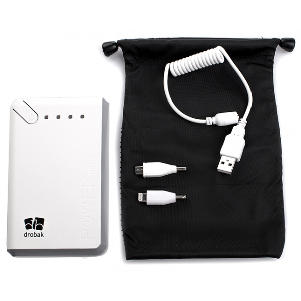 Powerbank DROBAK Power-10000 White (606806) Торговая марка DROBAK