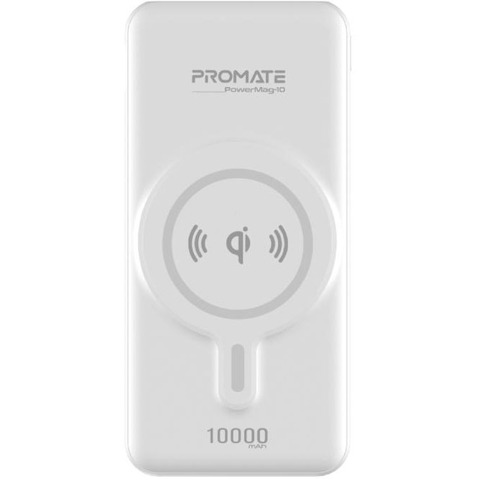 

powerbank PROMATE 10000mAh powermag-10.white, 10000mAh powermag-10.white