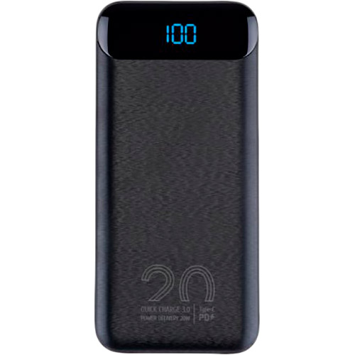 Powerbank RIVACASE RIVAPOWER VA2580 20000 mA Black