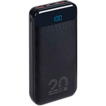 Powerbank RIVACASE RIVAPOWER VA2580 20000 mA Black