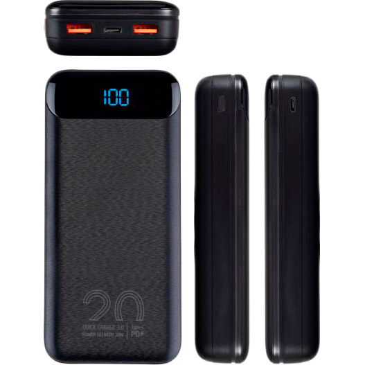 Powerbank RIVACASE RIVAPOWER VA2580 20000 mA Black Торгова марка RIVACASE