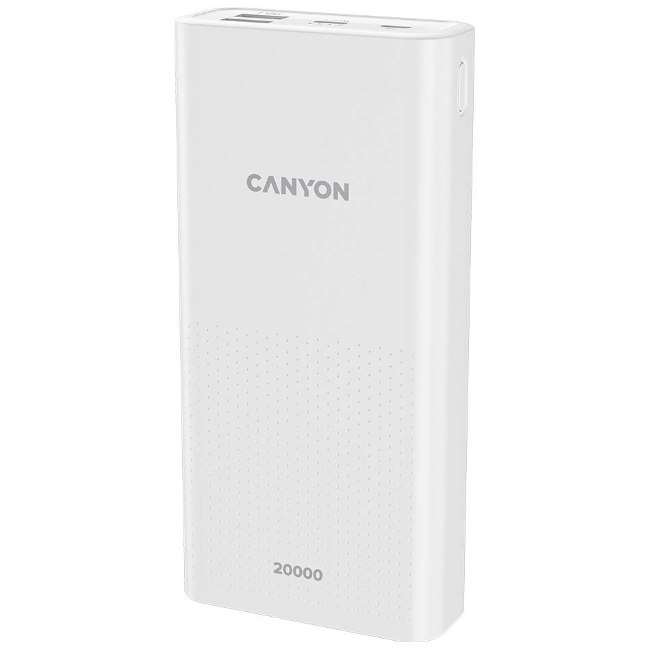 Powerbank CANYON PB-2001 20000mAh White (CNE-CPB2001W) Торговая марка CANYON