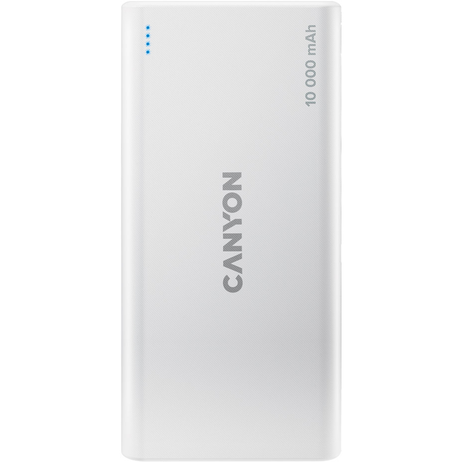 

Powerbank CANYON PB-108 10000mAh White (CNE-CPB1008W), PB-108 10000mAh, White (CNE-CPB1008W)