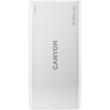 Запоріжжя купити Powerbank CANYON PB-108 10000mAh White (CNE-CPB1008W)