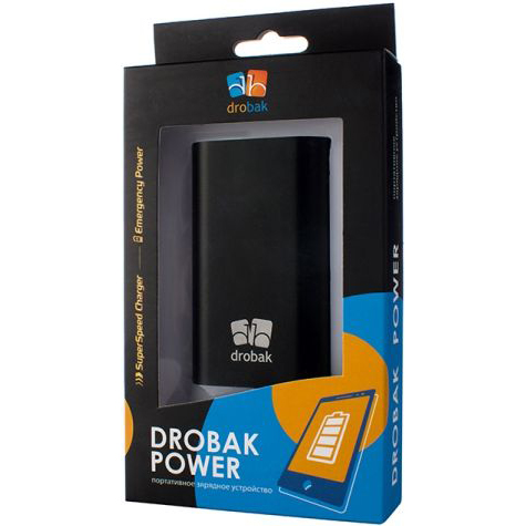 Зовнішній вигляд Powerbank DROBAK Power-4400 Black