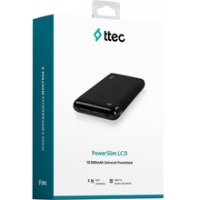 Powerbank TTEC 10000mAh PowerSlim Black (2BB183S)