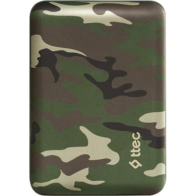 

Powerbank TTEC 10000mAh ReCharger Green Camouflage (2BB156YK), 10000mAh ReCharger Green Camouflage (2BB156YK)