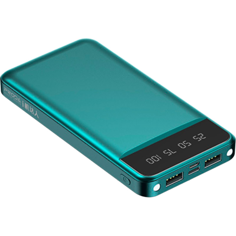 Powerbank PRODA YOULO 10000mAh PD-P84 Green (PRD-PDP84-GRN) Емкость 10000