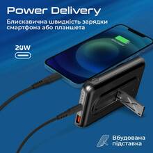 Powerbank PROMATE 10000mAh Black (powermag-10pro.black)