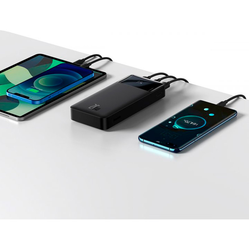 Заказать Powerbank BASEUS Bipow Digital Display 20000mAh 20W Black (PPDML-M01)