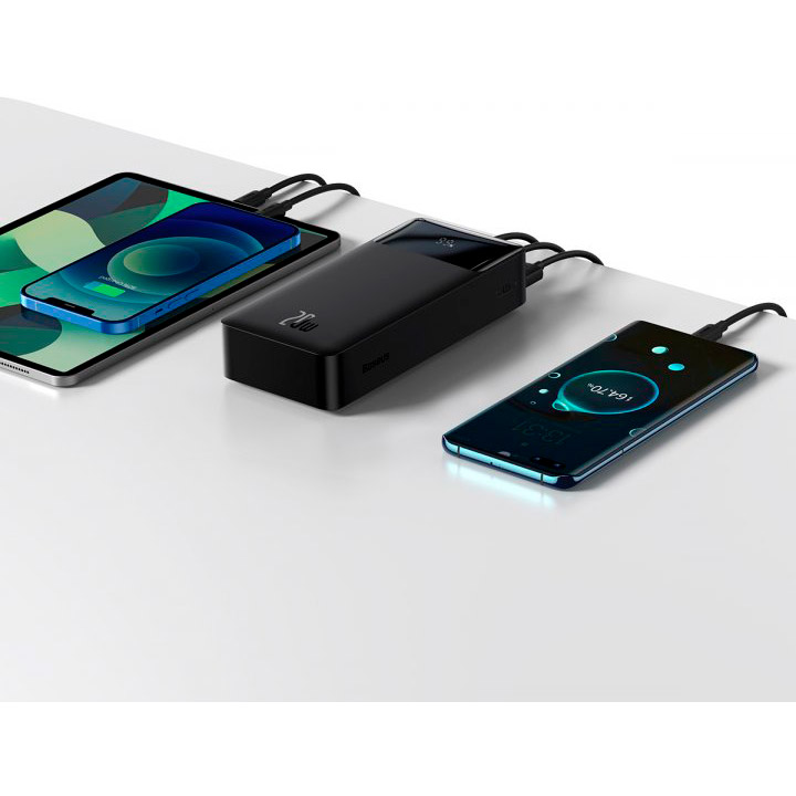 Фото Powerbank Baseus Bipow Digital Display 30000 mAh 20W Black (PPDML-N01)