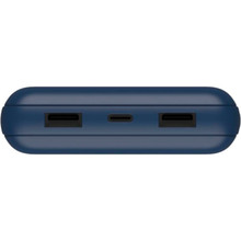 Powerbank BELKIN 15W Dual USB-A USB-C 20000mAh Blue (BPB012BTBL)