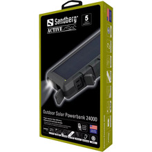 Powerbank SANDBERG Outdoor 24000 mAh QC 3.0 Black (420-38)