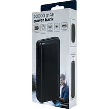 Powerbank GEMBIRD PB20-02 20000 мАч Black