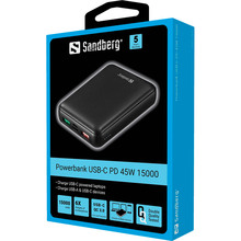 Powerbank SANDBERG 15000 mAh 45W (420-66)