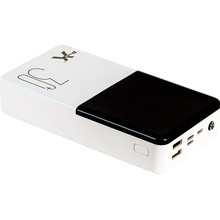 Powerbank POWERX Q500 30000 mAh LCD White (8059602870001)