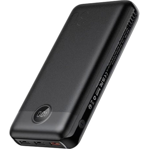 Powerbank VEGER L30 30000mAh Quick Charge PD20W Black (6970453554167) Ємність 30000