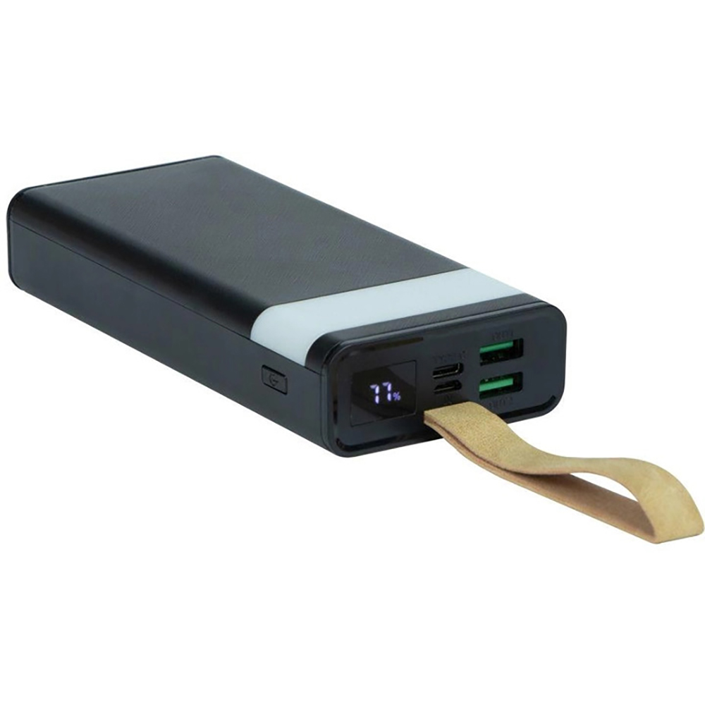Powerbank XO PR129 20000 mAh PD20W + QC22.5W with light Black (PR129_Black) Ємність 20000