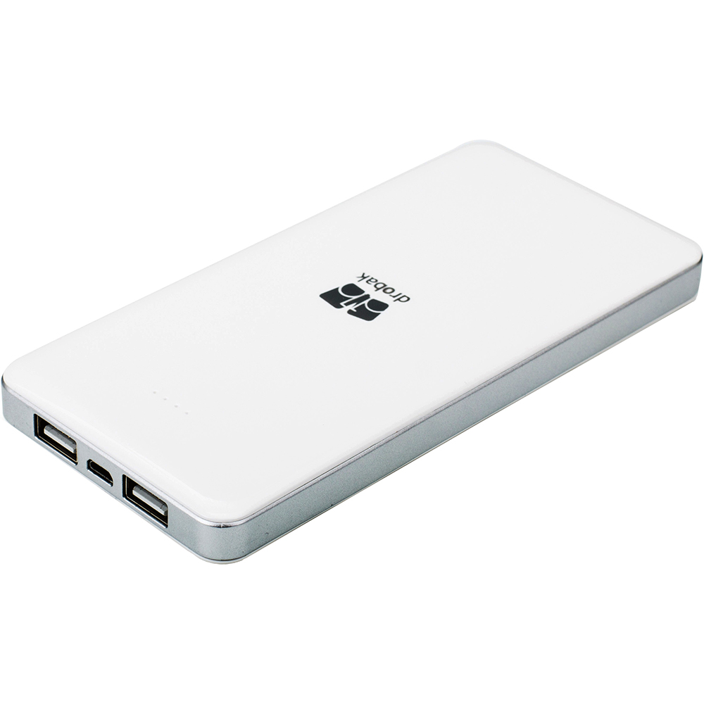 Powerbank DROBAK Elegant Power 12000 маг White (608701)