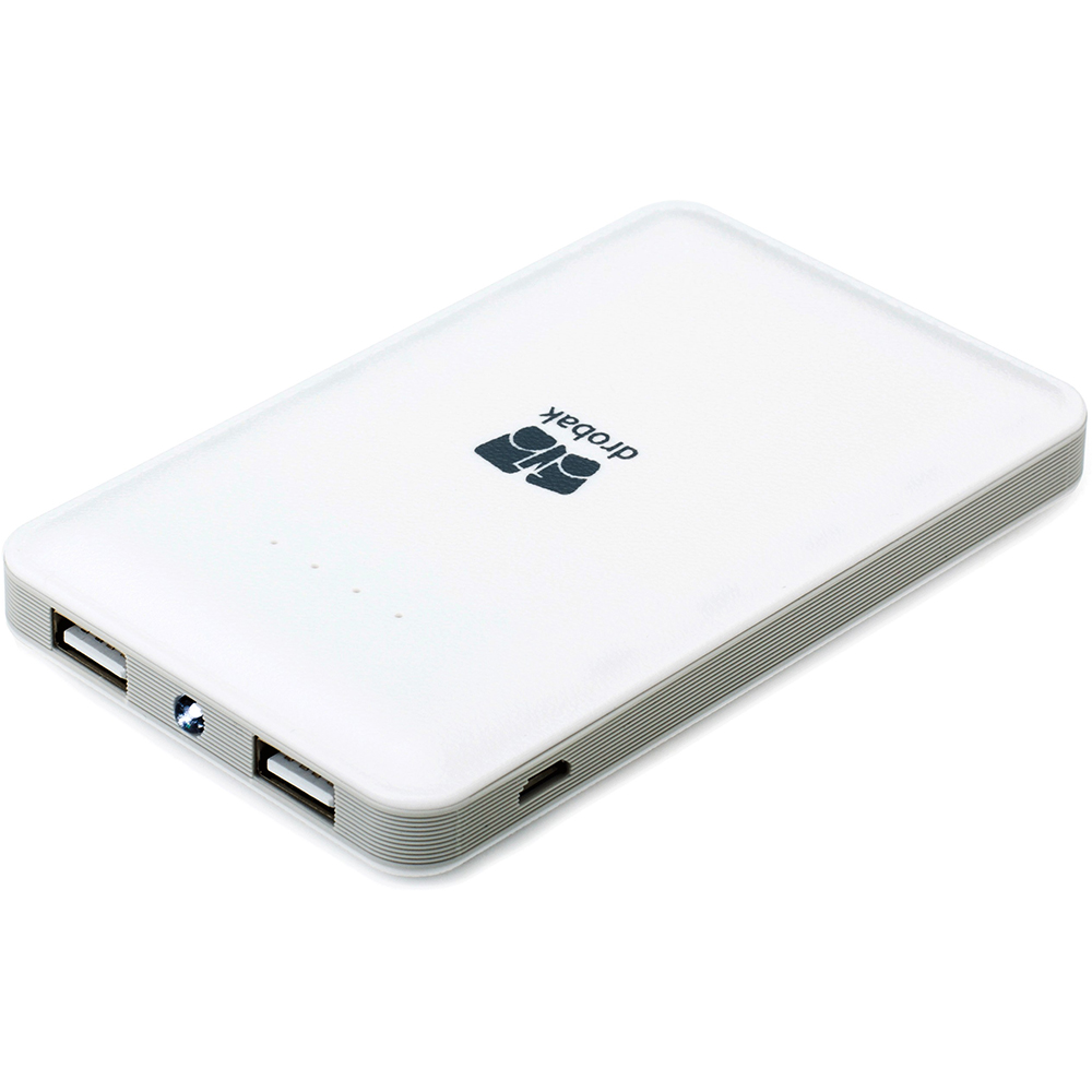 Powerbank DROBAK Elegant Power 5000 маг White (608703)