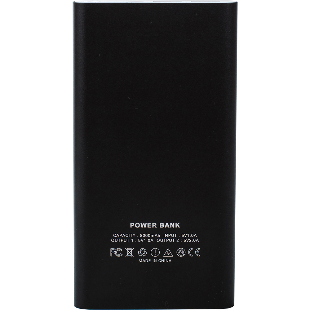 Powerbank DROBAK Elegant Power 8000 маг Black (608702) Торгова марка DROBAK