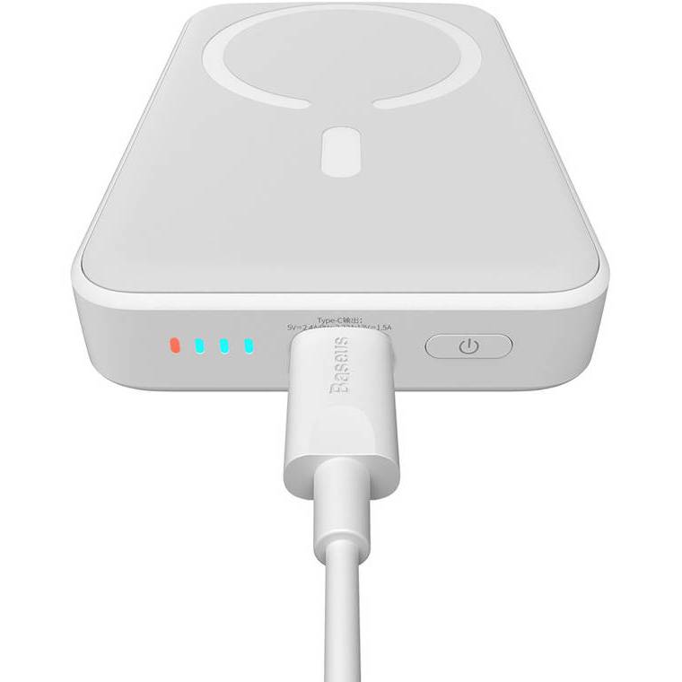 Фото Powerbank BASEUS 10000mAh 20W Magnetic Mini White
