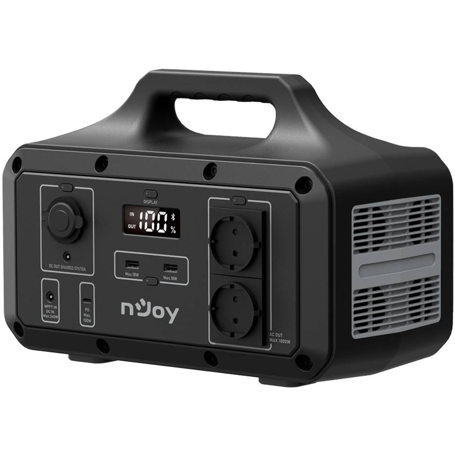 Зарядна станція NJOY Power Base 600 510Wh Спосіб заряджання від автомобільної зарядки