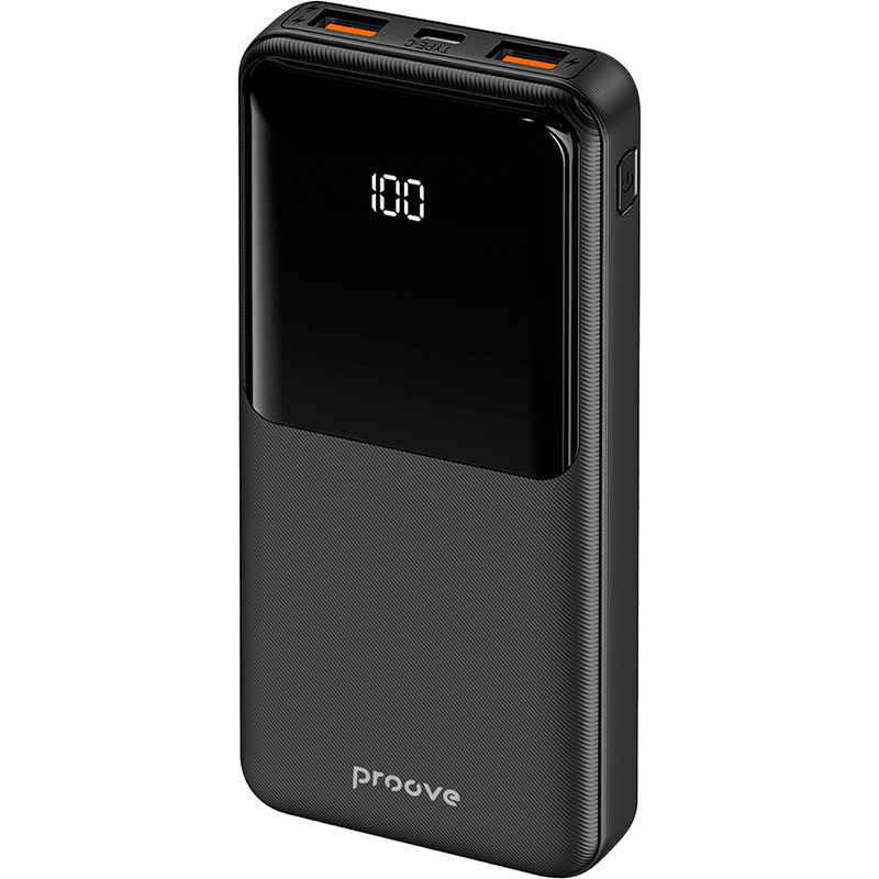 Powerbank PROOVE 10000mAh Illuminator 22.5W Black (54070black)