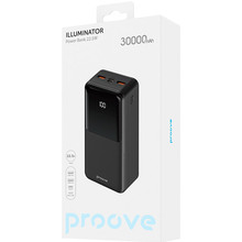 Powerbank PROOVE 30000mAh Illuminator 22.5W Black (54072black)