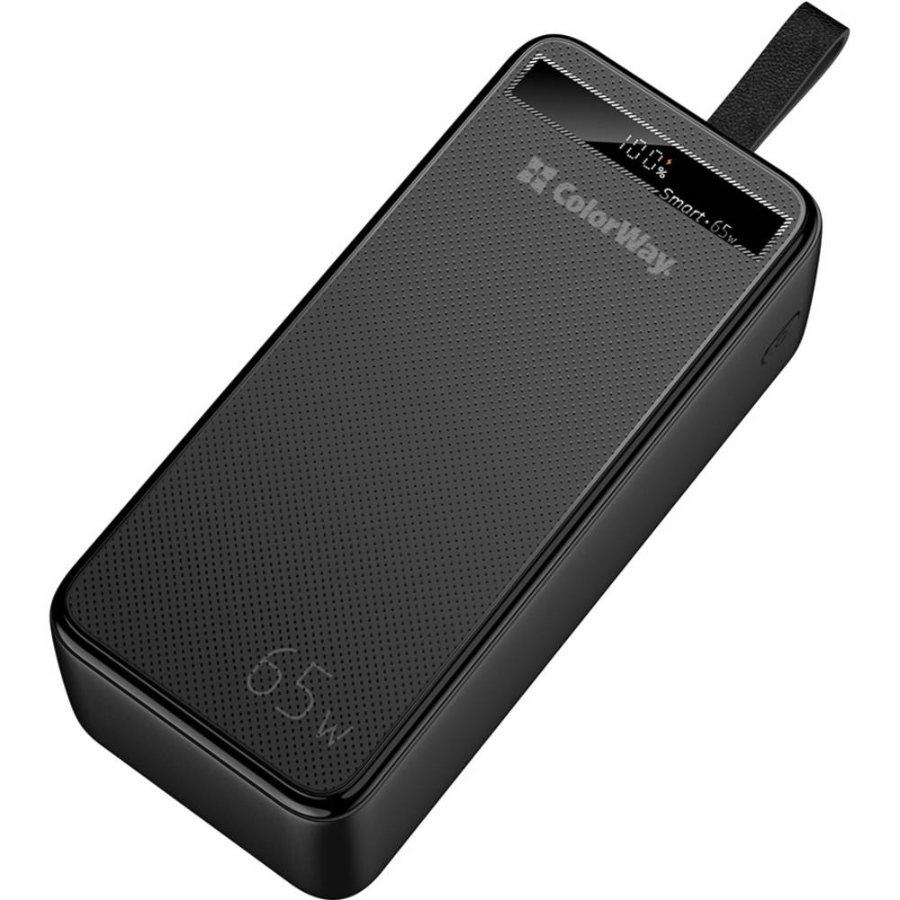 Powerbank COLORWAY 40000 mAh Powerful Black (CW-PB400LPA4BK-PDD) Ємність 40000