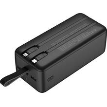 Powerbank COLORWAY 40000 mAh Powerful Black (CW-PB400LPA4BK-PDD)