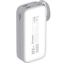 Powerbank COLORWAY 30000 mAh Powerful White (CW-PB300LPA4WT-PDD)