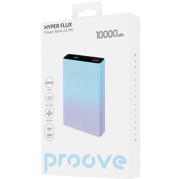 Powerbank PROOVE Hyper Flux 22.5W 10000mAh Gradient (55773gradient) Торгова марка Proove