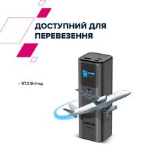 Powerbank CANYON 27000mAh PB-2010 TFT PD140W Dark Grey (CNE-CPB2010DG)