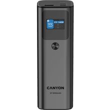 Дніпро купити Powerbank CANYON 27000mAh PB-2010 TFT PD140W Dark Grey (CNE-CPB2010DG)