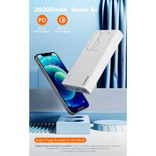 Powerbank ROMOSS 30000mah Sense8+ білий T (PHP30-401-02)