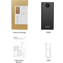 Powerbank ROMOSS PEA60 60000mAh 22.5W Black (PEA60-152-2142)